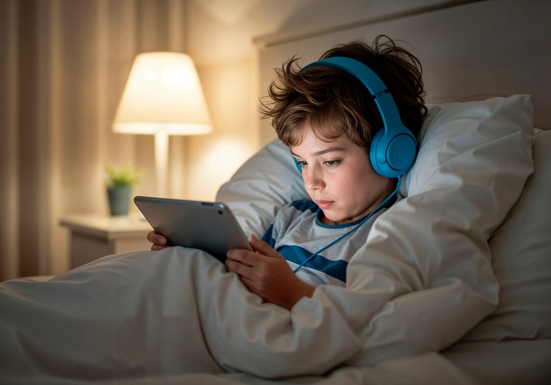 Student reading digital books anytime